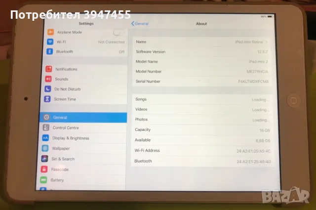 Ipad mini Retina, A1489, снимка 2 - Таблети - 48104798