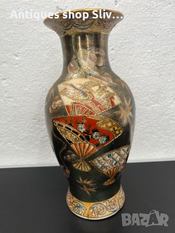 Китайска порцеланова ваза ръчна изработка. №5369, снимка 1 - Антикварни и старинни предмети - 45670877