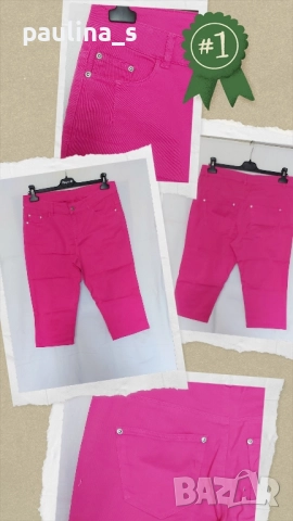 Пет различни броя / Дамски маркови дънкови бермуди , снимка 9 - Къси панталони и бермуди - 51474205