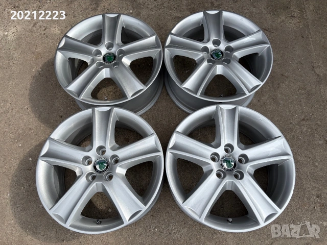 4 броя алуминиеви джанти за Skoda Praktik,Fabia,Roomster 16, снимка 7 - Гуми и джанти - 53871666