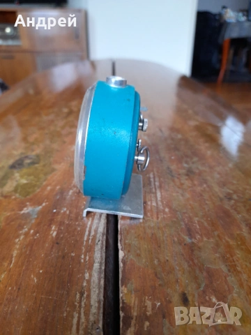 Настолен часовник,будилник СЛАВА,SLAVA #20, снимка 4 - Антикварни и старинни предмети - 53286205