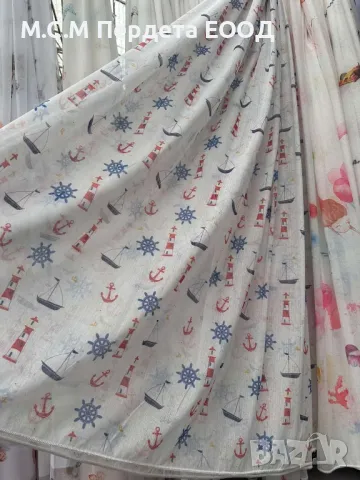 Детски пердета - плат височина 2.80 л.м., снимка 3 - Пердета и завеси - 50339436