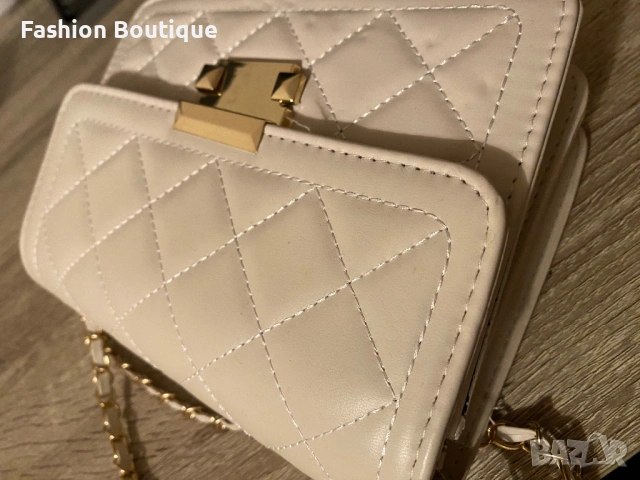 Бежова чанта , снимка 2 - Чанти - 53866032