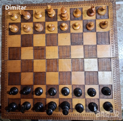 Продавам два броя ръчно изработен шах ! , снимка 6 - Антикварни и старинни предмети - 54038357
