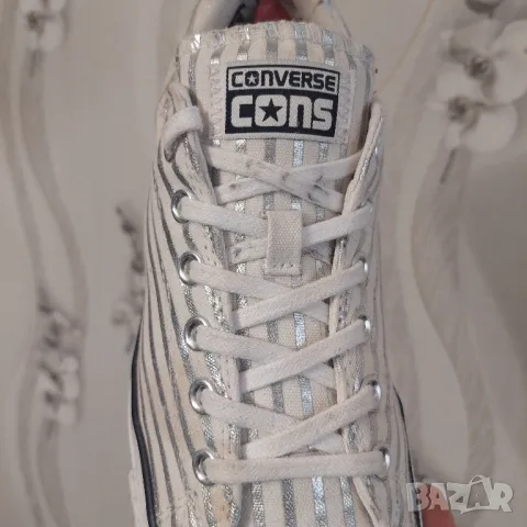 кецове / маратонки Converse Fragment Design x Chuck Taylor All Star Low 'Silver Stripe'  номер 44 ,5, снимка 3 - Кецове - 49061946