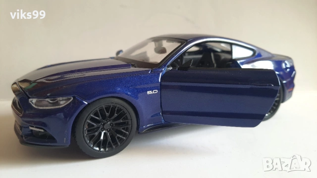 Ford Mustang GT 2015 MAISTO - Мащаб 1:24, снимка 3 - Колекции - 53860783