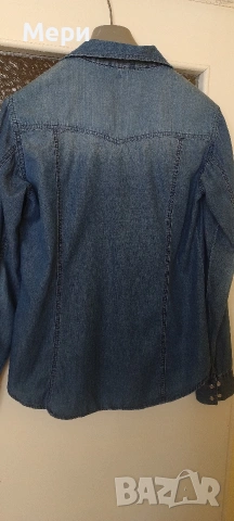 Дънкова риза, снимка 4 - Ризи - 53858513