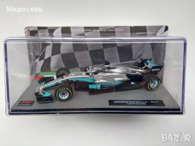 1:43 MERCEDES EQ POWER 2017 LEWIS HAMILTON БОЛИД ФОРМУЛА