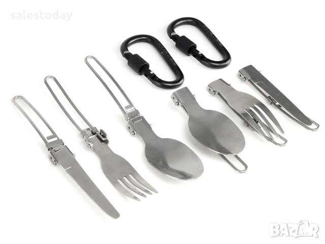 Комплект чинии и прибори за път, 15 части, снимка 3 - Аксесоари и консумативи - 51742126