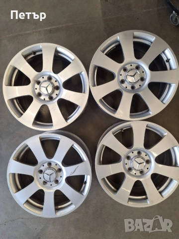 ОРИГИНАЛНИ АЛУМИНИЕВИ ДЖАНТИ МЕРЦЕДЕС /W204/-5x112х66.6-17цола, снимка 1