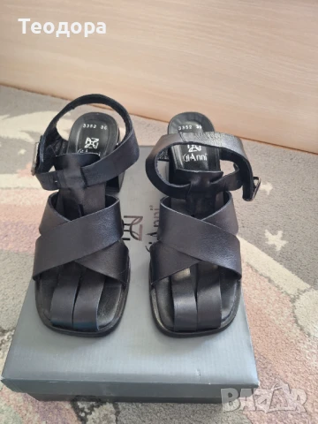 Сандали пт естествена кожа 