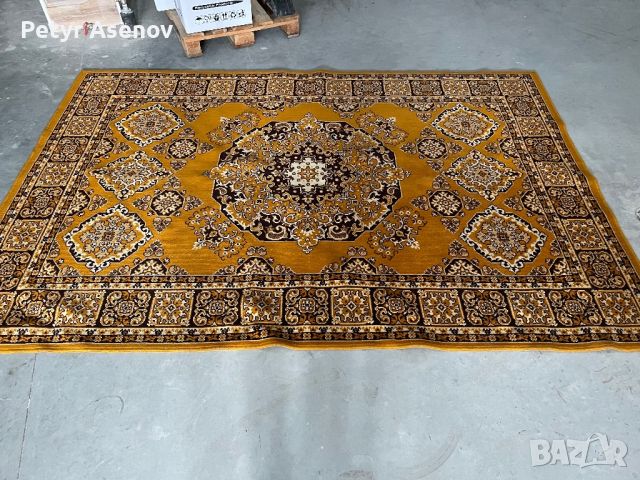 Чисто нов жълт килим, снимка 2 - Килими - 46410214