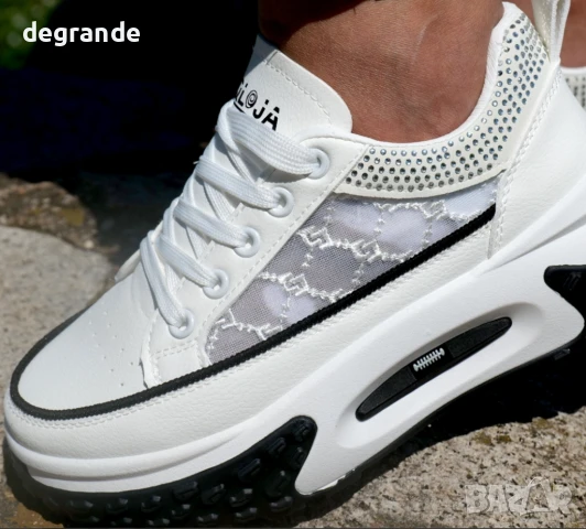 Дамски маратонки JL 80 цвят бял, снимка 2 - Маратонки - 51358638