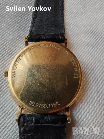 Продавам златен часовник zenith 18к , снимка 7 - Мъжки - 50415103