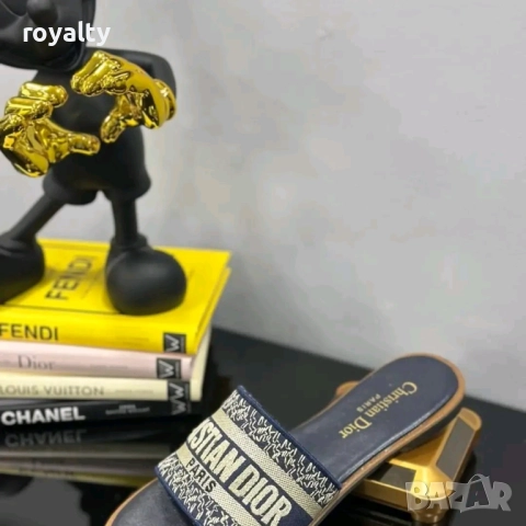 Christian Dior Дамски Чехли Различни Цветове , снимка 2 - Чехли - 52898553