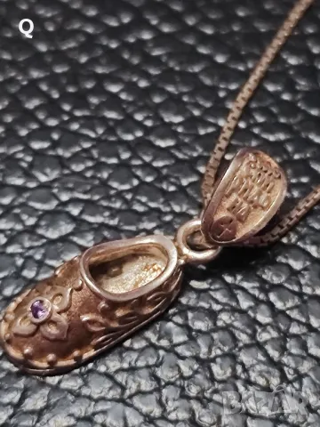 сребърно коюие с пантовка, снимка 3 - Колиета, медальони, синджири - 50276892