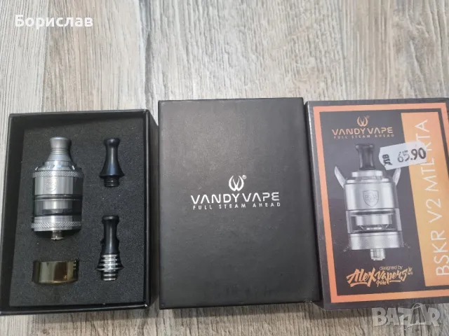 Изпарител Vandy Vape Berserker V2 MTL RTA, снимка 6 - Електронни цигари - 47841080