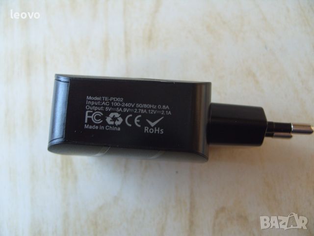 USB зарядно TE-PD02, QC3.0, 2 извода, USB-A и Type-C1, снимка 3 - Друга електроника - 45492458