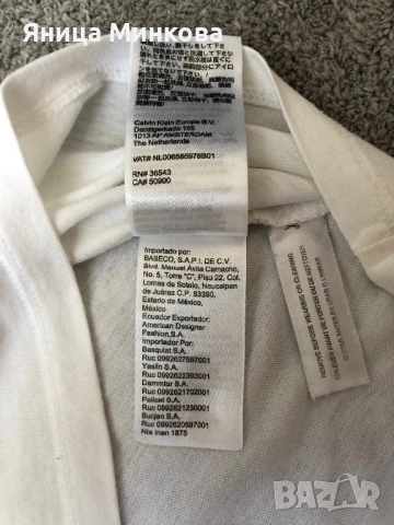 Дамска тениска Calvin Klein, снимка 8 - Тениски - 51318272