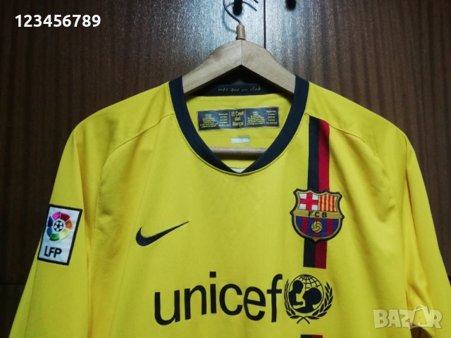Barcelona Lionel Messi 2008/2009 Nike оригинална тениска фланелка екип Барселона Меси , снимка 5 - Тениски - 53260468