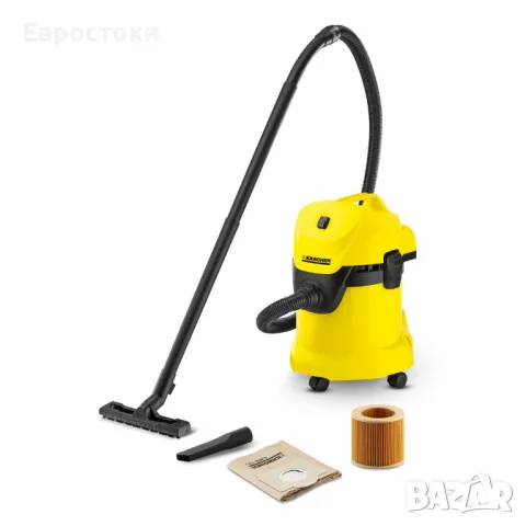 Прахосмукачка Karcher WD 3. За сухо и мокро почистване, снимка 1 - Прахосмукачки - 49365292