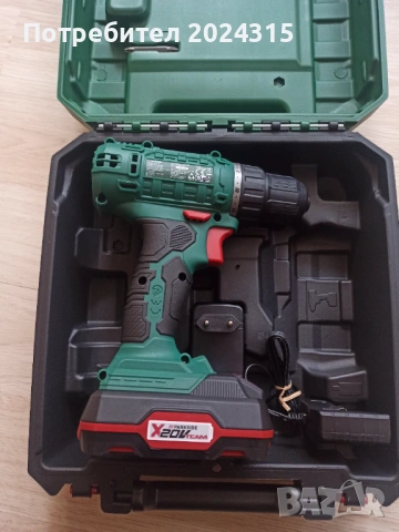 Продавам ЧИСТО НОВ винтоверт Parkside с Гаранция, снимка 3 - Винтоверти - 53919754