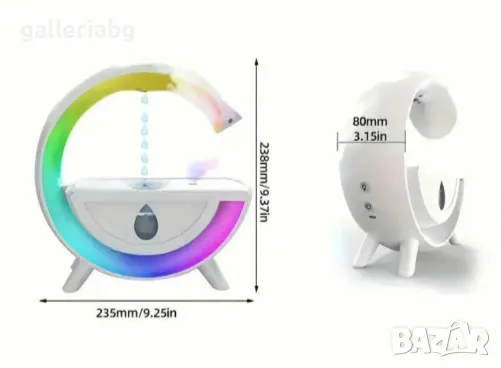 LED RGB, лампа и антигравитационен овлажнител за въздух, снимка 2 - Лед осветление - 49620138