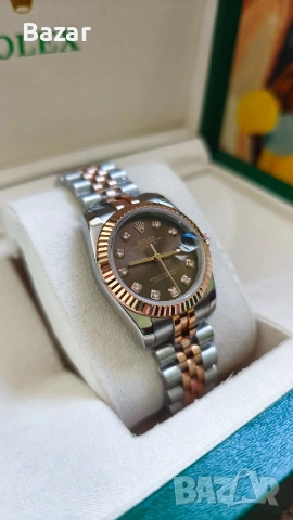 Дамски Rolex 31mm Автоматичен , снимка 6 - Дамски - 50917744