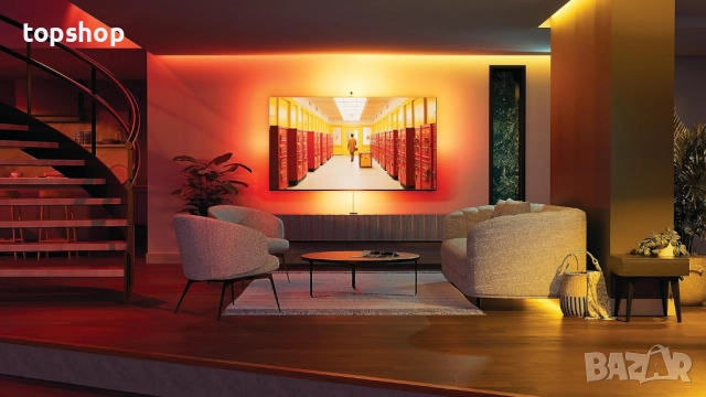 Чисто нови Nanoleaf 4D комплект светлинни ленти 5.2M за телевизор до 85 инча / 216 см - LED RGB ..., снимка 5 - Други - 52053815