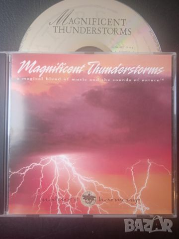 Skip Adams & Rick Rhodes ‎– Magnificent Thunderstorms оригинален диск музика, снимка 1 - CD дискове - 45422546