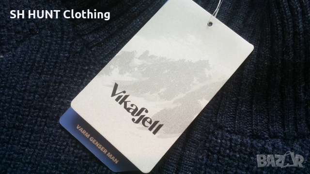 Vikafjell Varm Ullgenser Sweater 100% Wool размер L вълнена блуза - 2226, снимка 7 - Пуловери - 53624055
