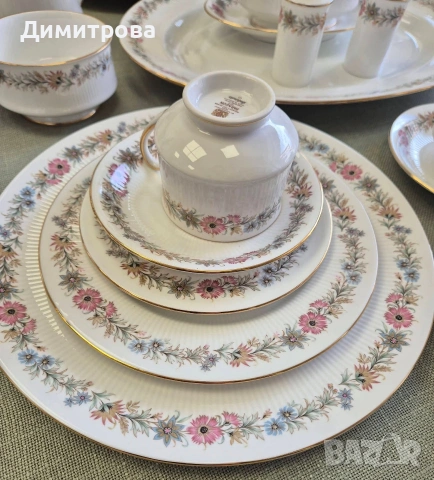 Сервиз за хранене и чай/ дълго кафе Paragon "Belinda ", снимка 2 - Сервизи - 54287449