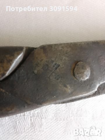Стара ножица от ковано желязо Аймара регион Южна Америка, снимка 3 - Антикварни и старинни предмети - 45572833