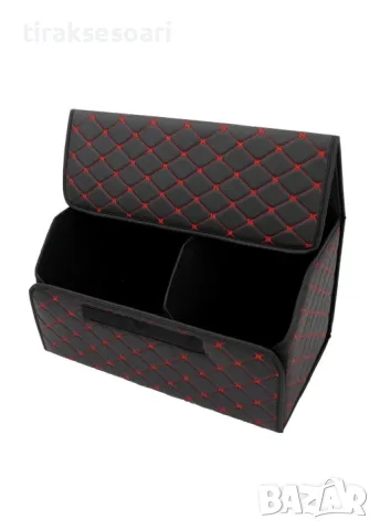 Черно с червено органайзер за багажник кутия за съхранение 66x30x30 см , снимка 5 - Аксесоари и консумативи - 50074538