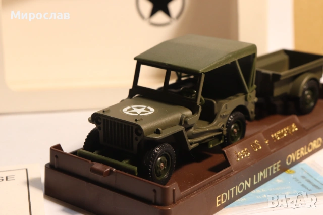 1/43 SOLIDO JEEP КОЛИЧКА ВОЕНЕН МОДЕЛ, снимка 7 - Колекции - 53512293