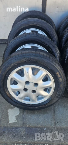 Джанти с гуми 14-ки 4х100 за Опел , снимка 2 - Гуми и джанти - 50917671