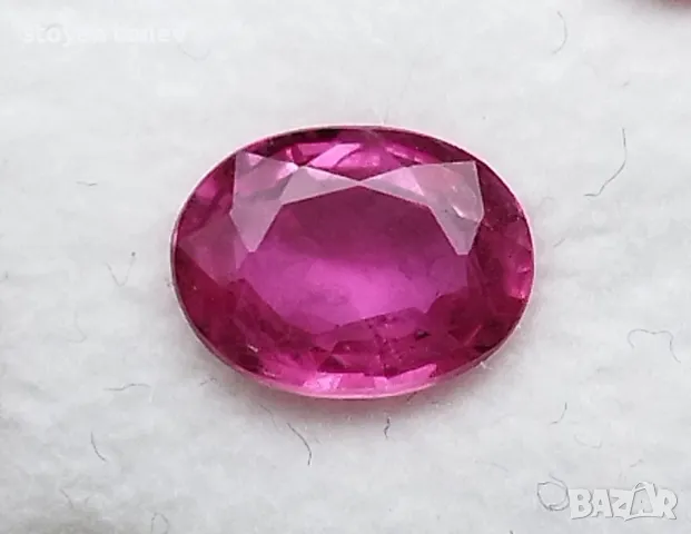 Рядък розовеещ рубин от Тайланд с VS чистота - 0.90кт.! Нов!, снимка 8 - Други - 48079470