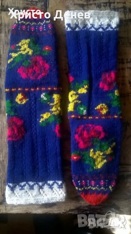 чорапи комплект 2 бр, етно, супер плътна и дебела вълна, уникални, супер качествени и плътни