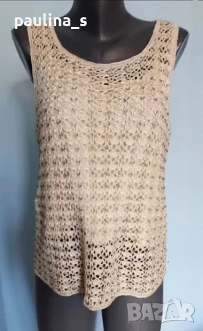 Два различни броя / Плетена на една кука туника за повод "Spiegel" и "Laura Ashley" / голям размер , снимка 12 - Туники - 28230789