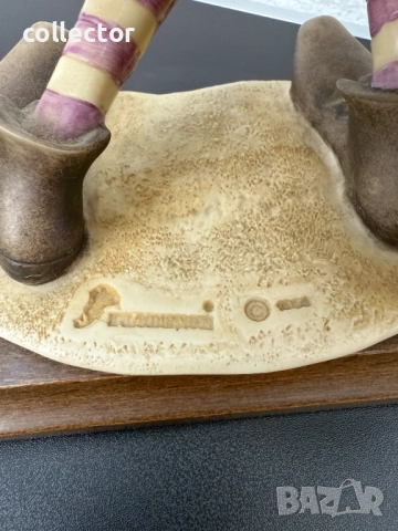 Статуетка на клоун Джузепе Армани с акордеон. №7413, снимка 7 - Колекции - 51910997