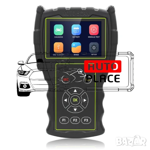 JDiag M100 Pro Full Set Диагностичен Инструмент за Мотоциклети и Коли, снимка 3 - Аксесоари и консумативи - 53972969