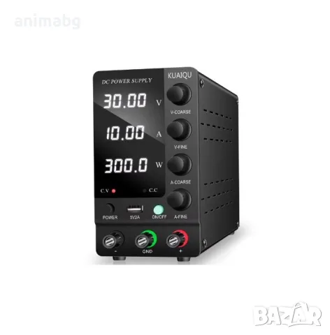 ANIMABG DC лабораторен захранващ блок станция, 120V, 3A, 300W, Черен