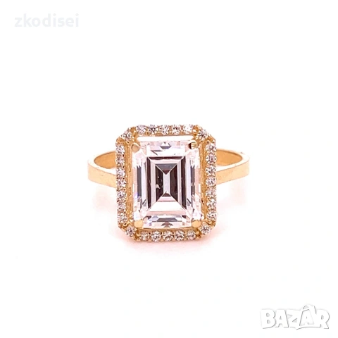 Златен дамски пръстен 2,77гр. размер:53 14кр. проба:585 модел:37727-4