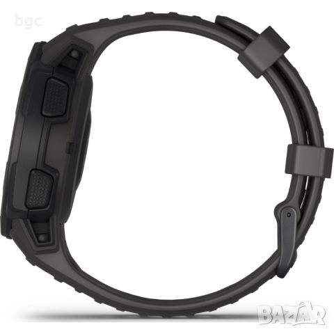 НОВ Смарт часовник Garmin Instinct, 45 mm, Silicone strap, Black, - 24 месеца гаранция, снимка 5 - Смарт часовници - 46602335