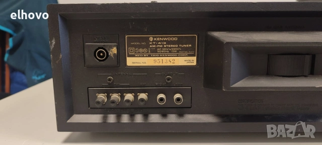 Стерео тунер Kenwood KT-413, снимка 7 - Ресийвъри, усилватели, смесителни пултове - 53200575