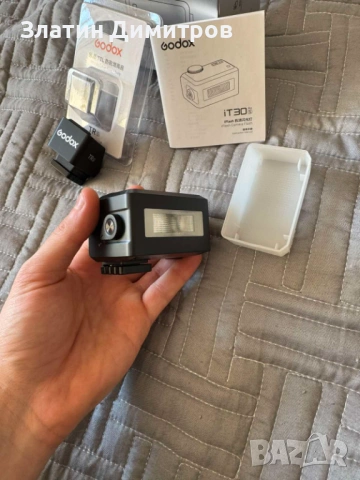 Светкавица Godox iT30 PRO за Sony (S) + накланящ се TTL адаптер., снимка 7 - Светкавици, студийно осветление - 54213149