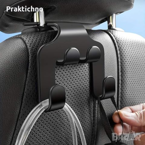 Закачалка за окачване на чанти, чадъри, с място за поставяне на телефон за седалка на кола🛍️🎒🌂📱🚘, снимка 6 - Аксесоари и консумативи - 45725879