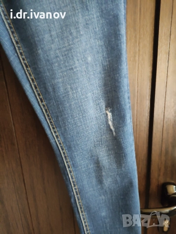 еластични накъсани дънки с висока талия Denim Go, снимка 3 - Дънки - 54003944