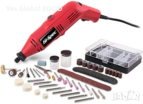 Мини ротационен инструмент 135W комплект 120 аксесоара