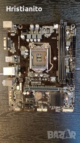 Дънна платка GIGABYTE GA-H110M-S2 LGA 1151, снимка 1 - Дънни платки - 45608865